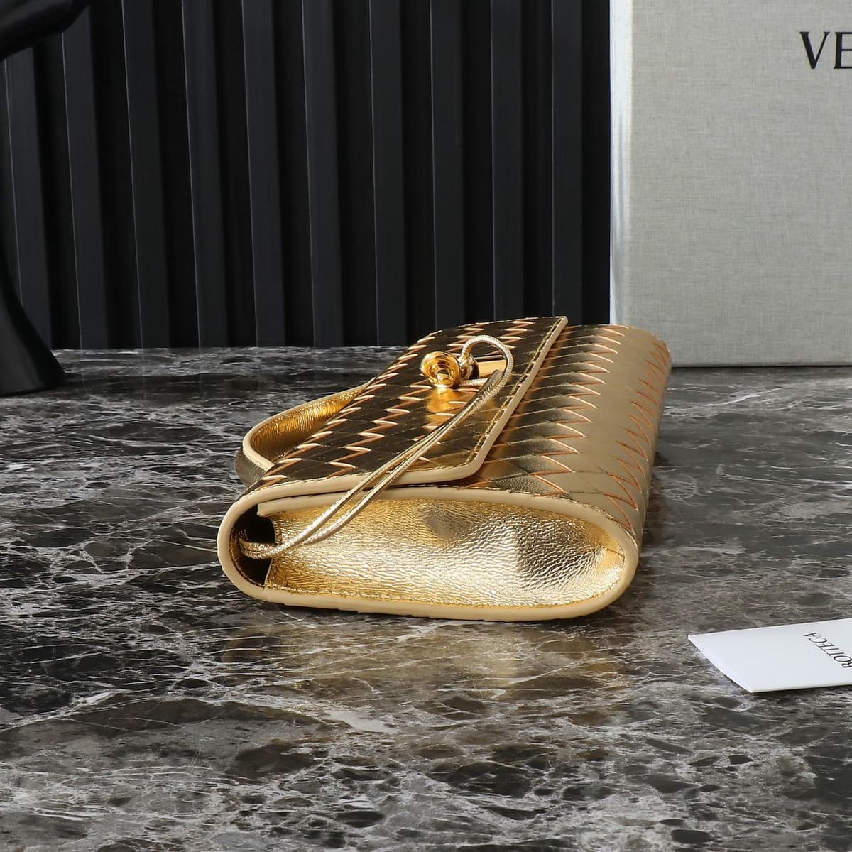Bolsa Clutch Andiamo Gold Bottega Veneta