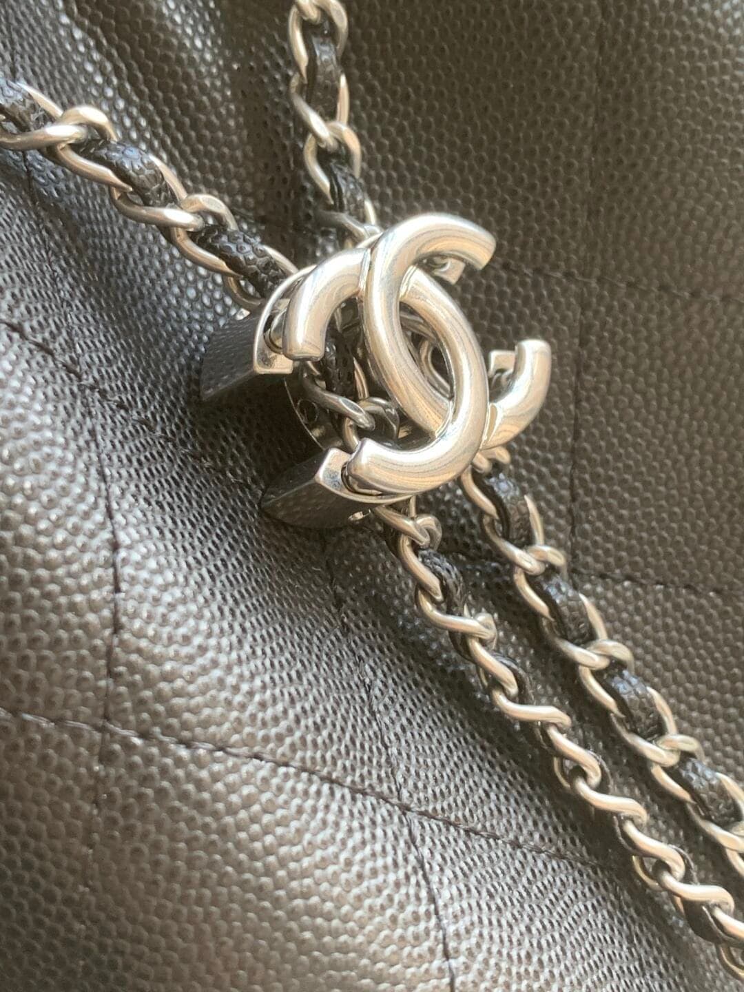 Bolsa Hobo Chanel 25 Black Small