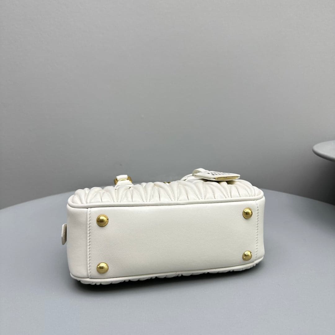 Bolsa Miu Miu Arcadie Matelasse Nappa Leather Bag