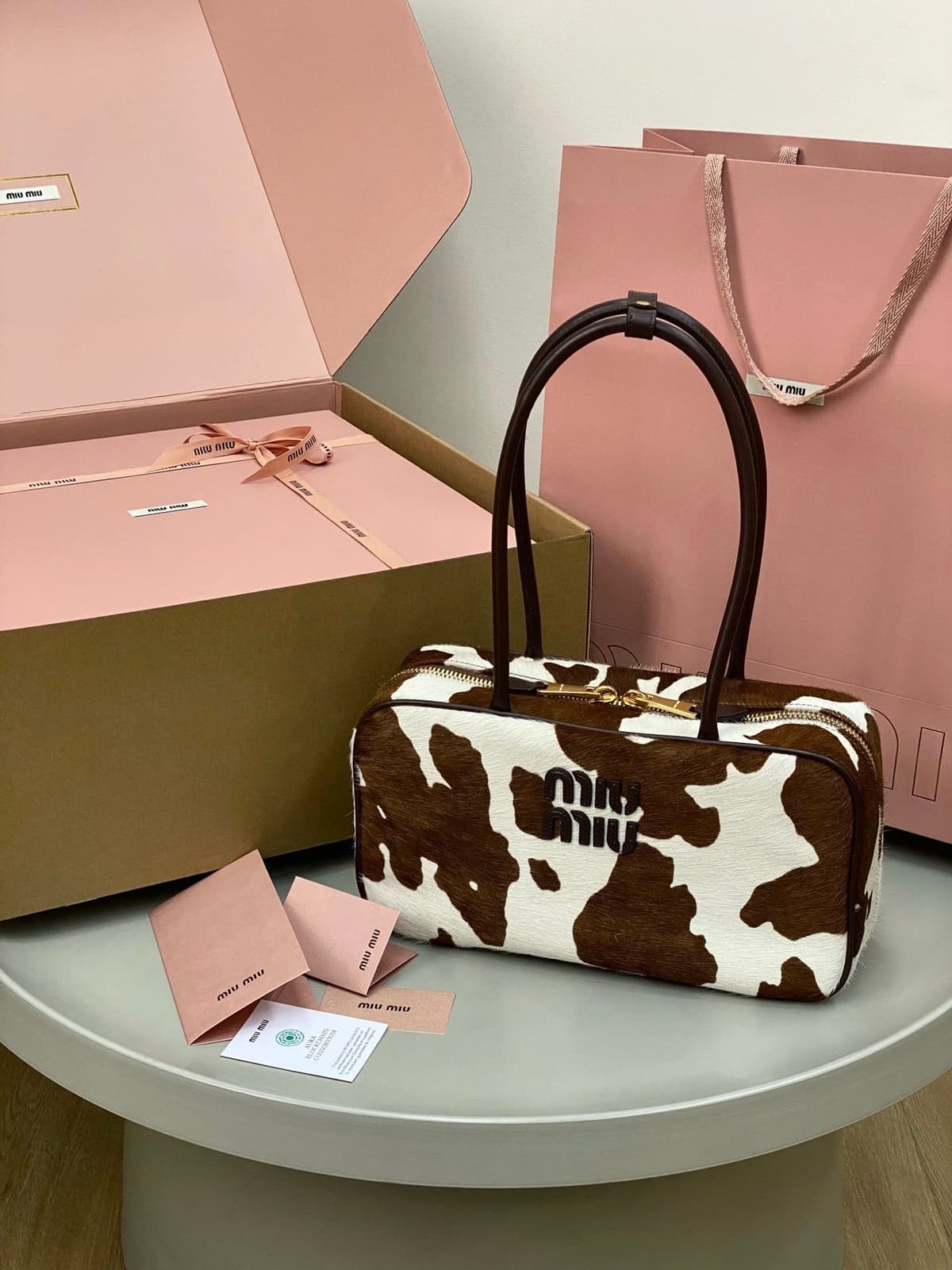 Bolsa Miu Miu cow