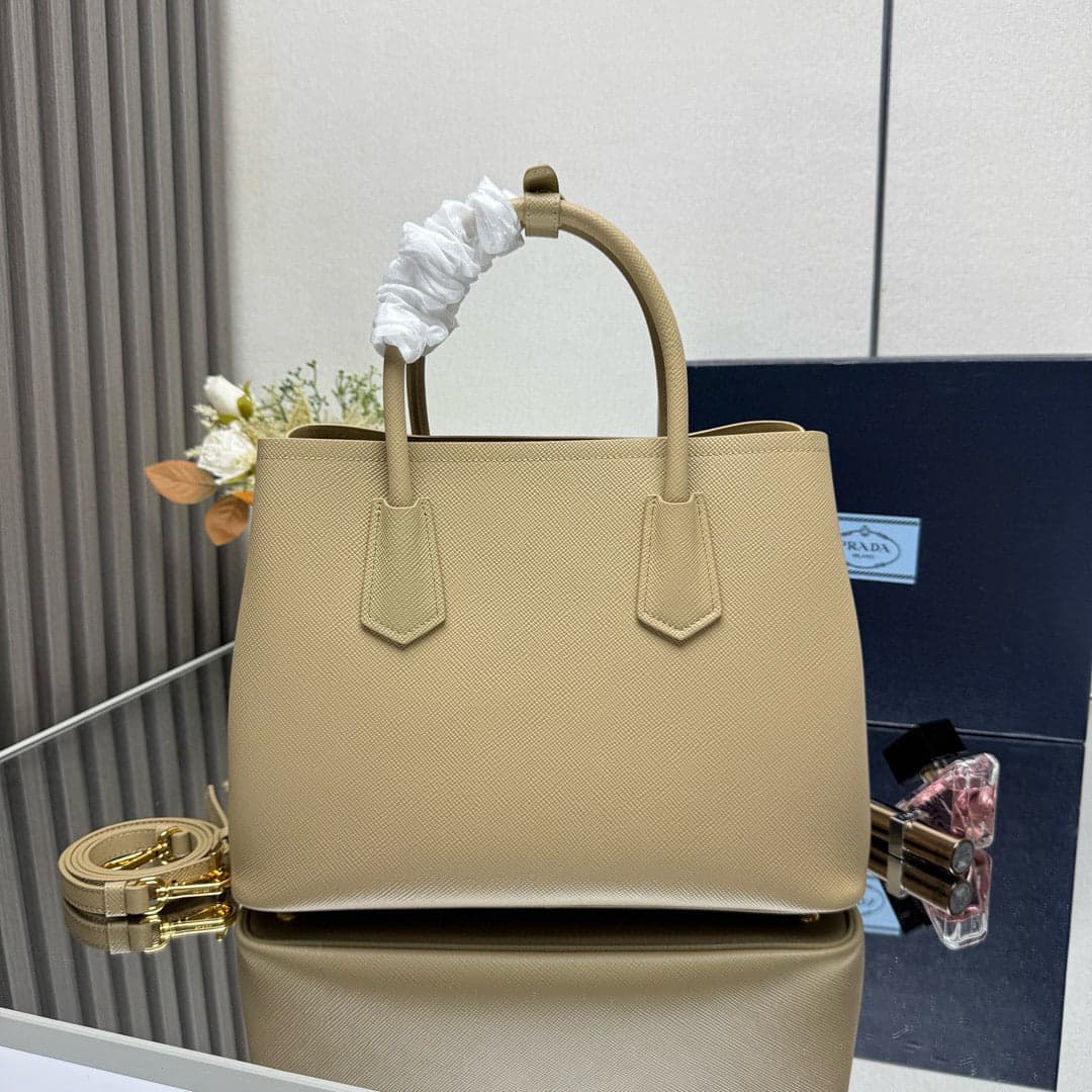 Bolsa Prada Saffiano Bege