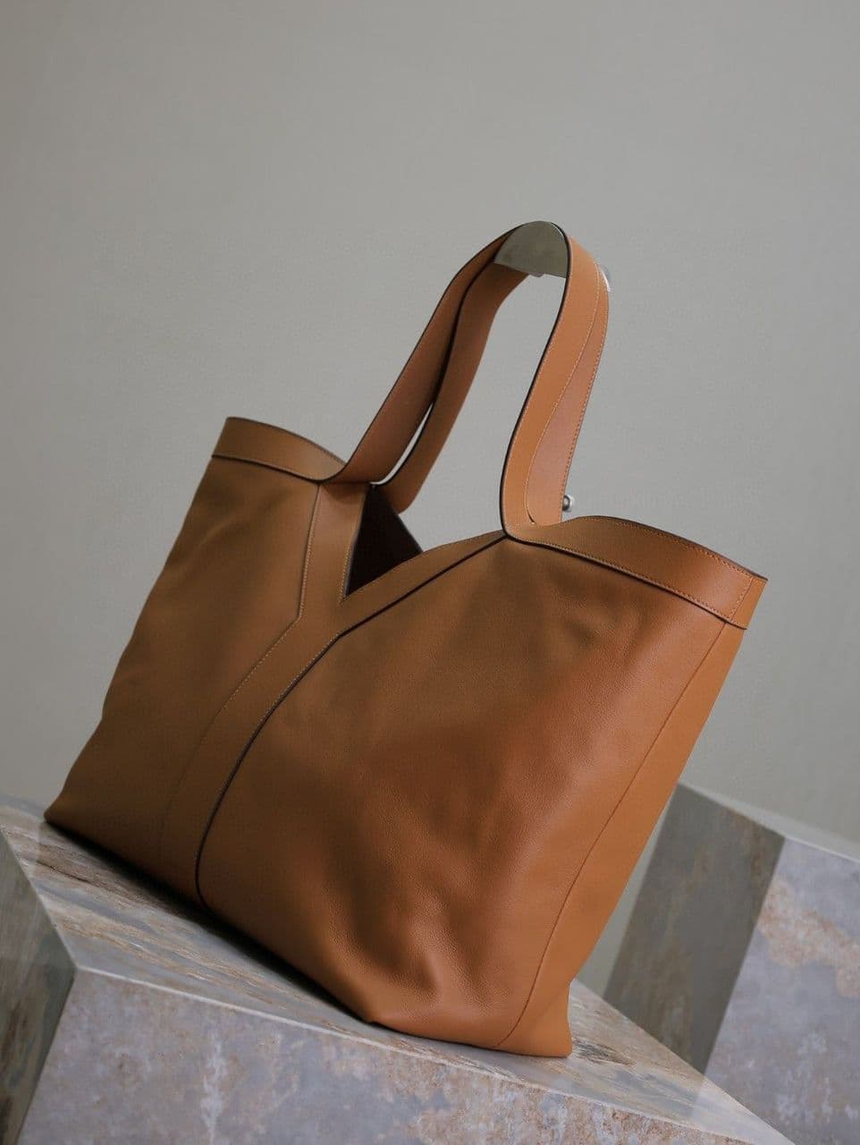 Bolsa Saint Laurent Y Large Tote Couro