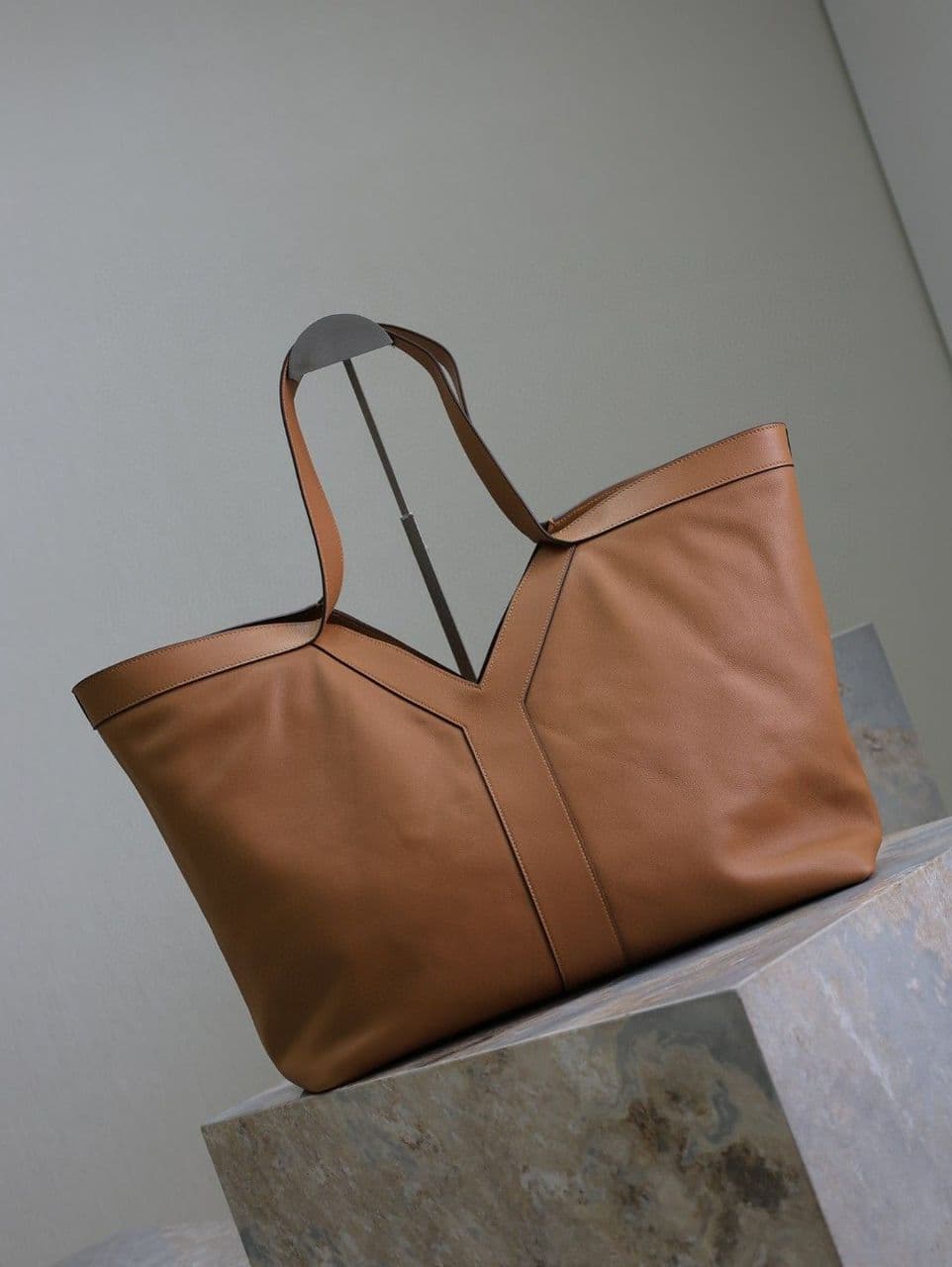 Bolsa Saint Laurent Y Large Tote Couro