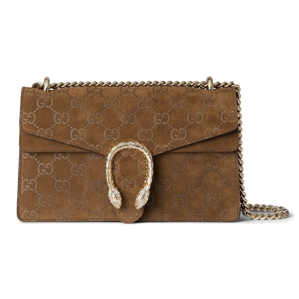 Borsa Gucci Dionysus Small in Suede e Pelle