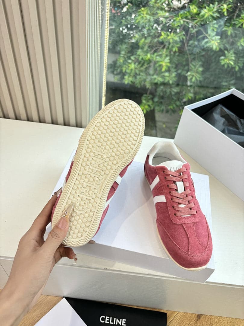 Celine Jogger Low Lace-Up Sneaker Pink