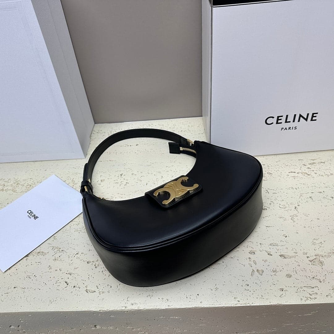 Celine Medium Ava Triomphe Black