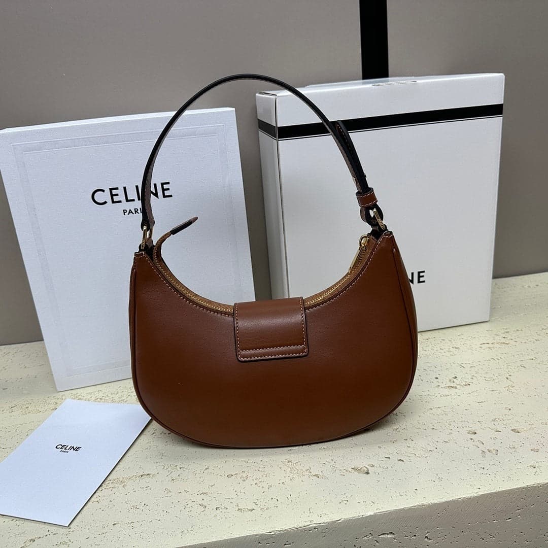 Celine Medium Ava Triomphe Brown