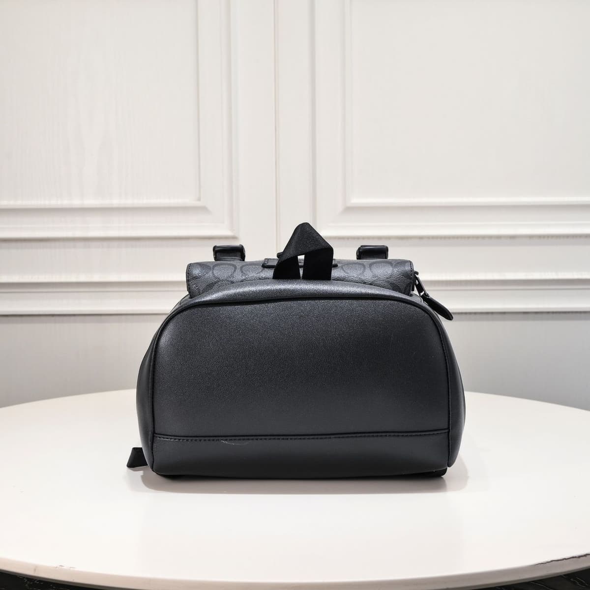 Coach Track Backpack Signature Canvas Black