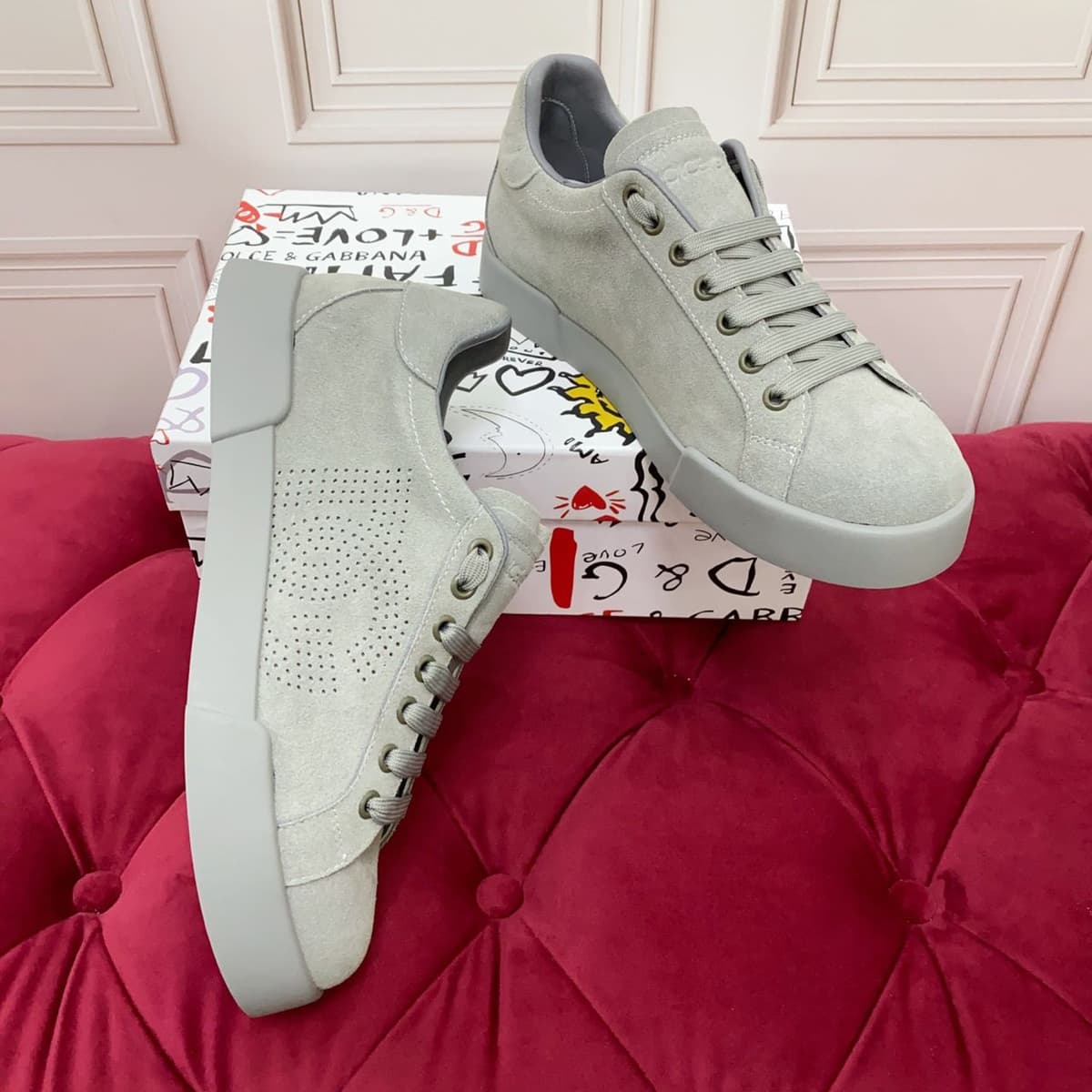 Dolce & Gabbana Perforated Logo