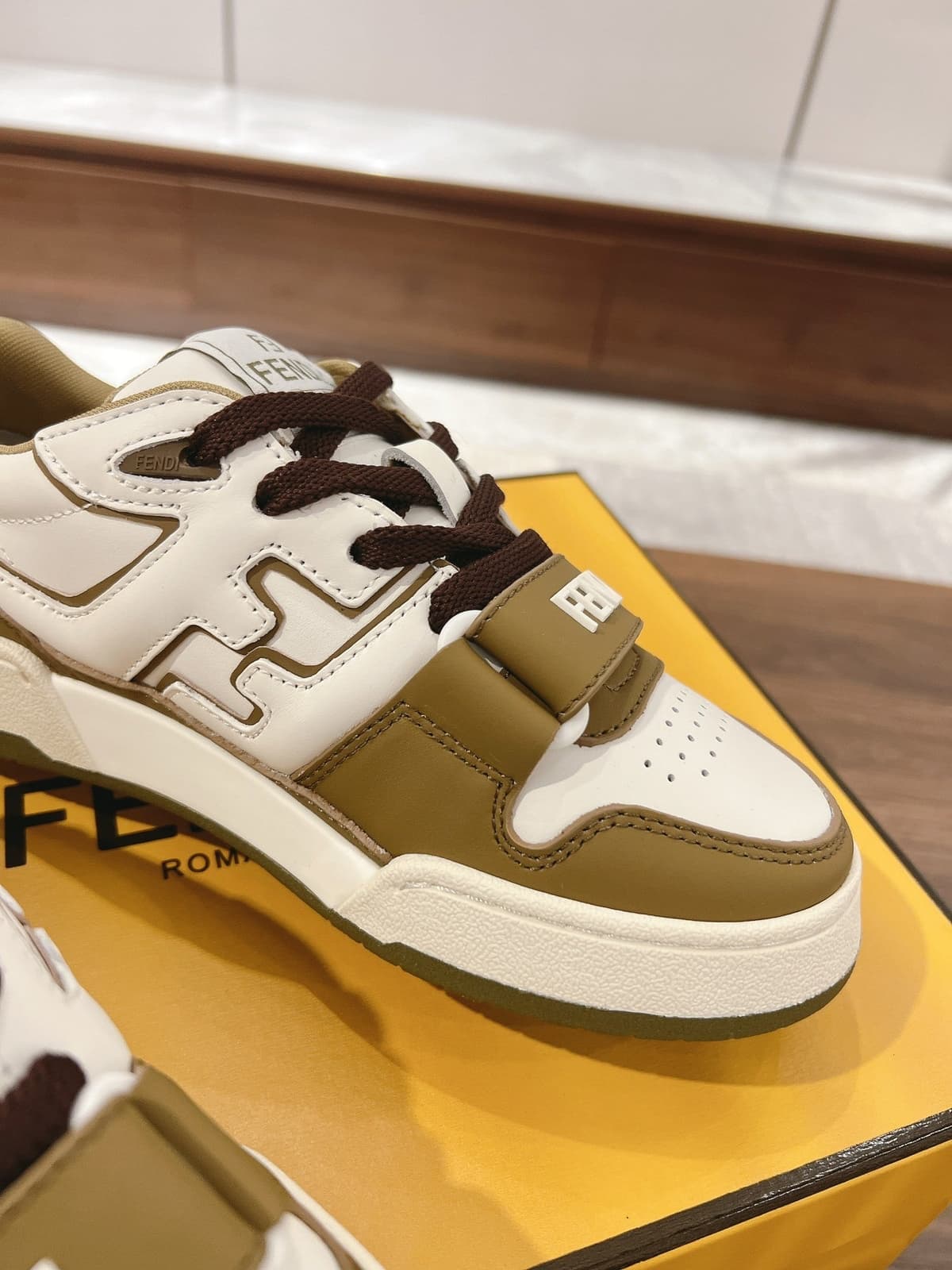 FENDI Tênis Match green