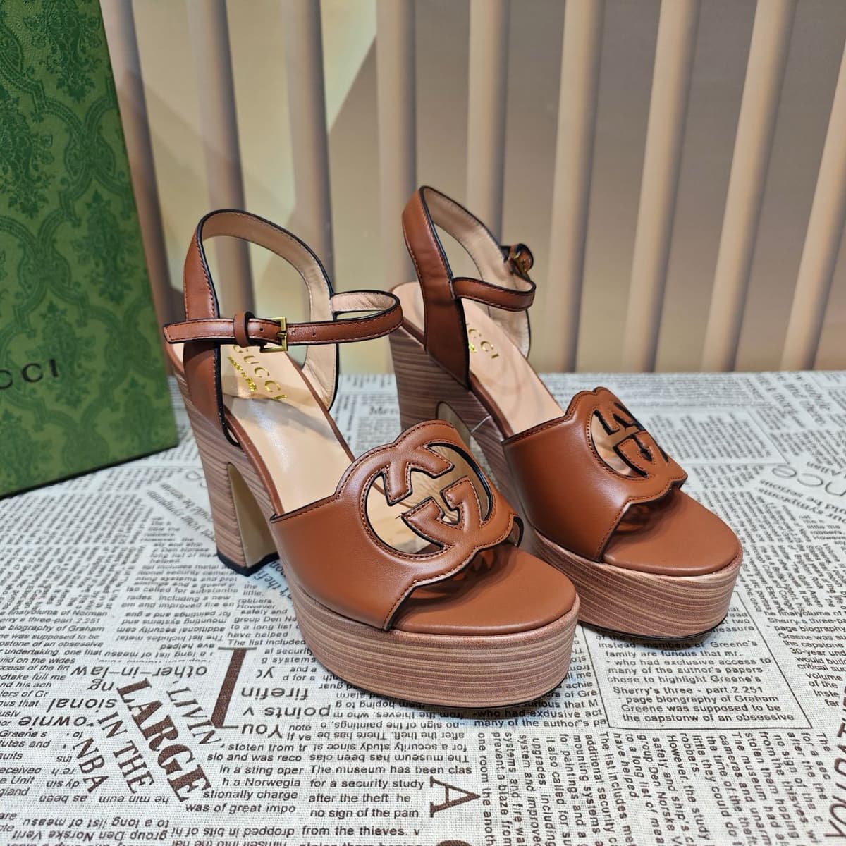 Gucci Interlocking GG Com Salto 110mm