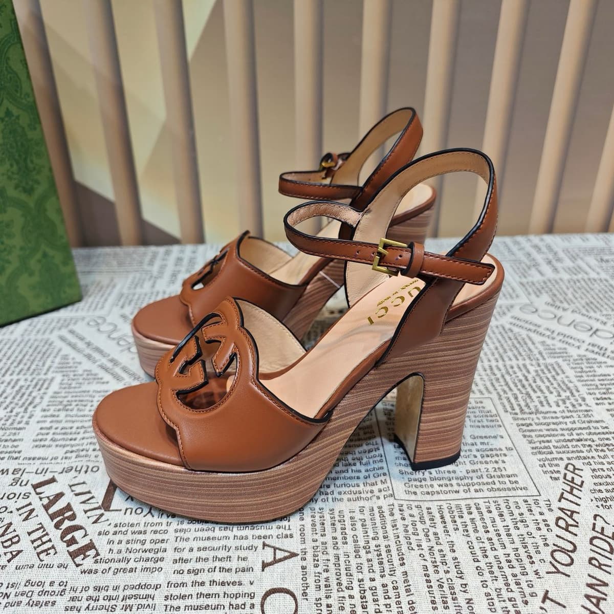 Gucci Interlocking GG Com Salto 110mm