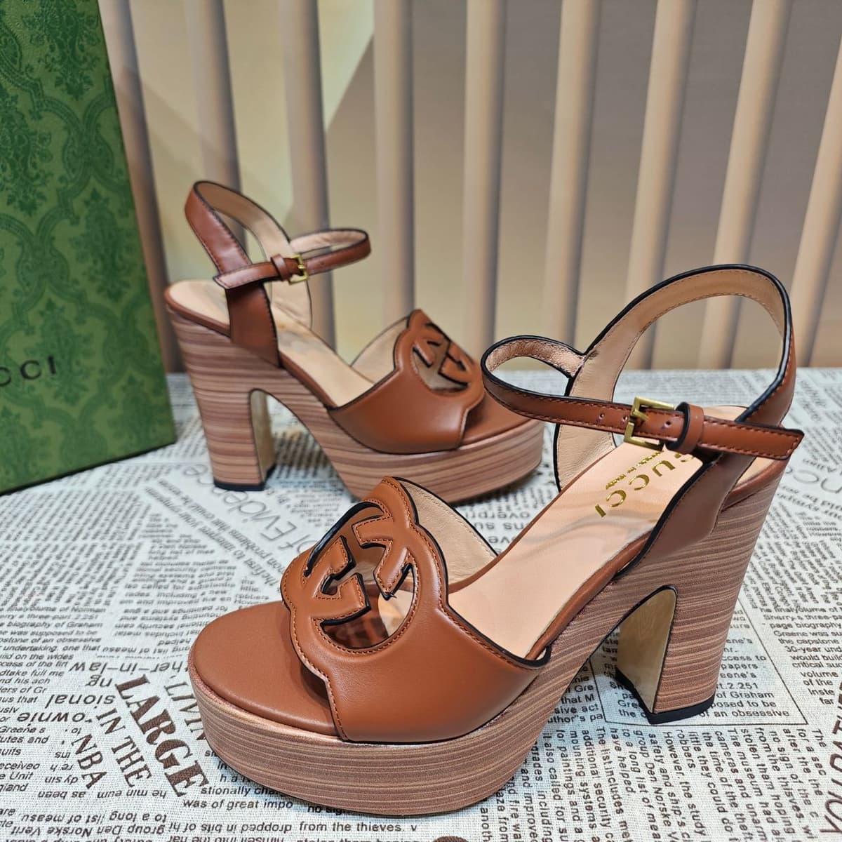 Gucci Interlocking GG Com Salto 110mm