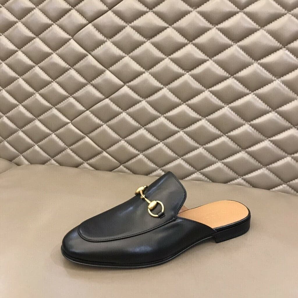 Gucci Princetown Slipper Black Leather.
