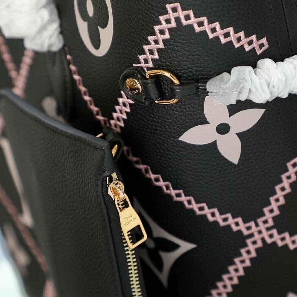 Lv Neverfull MM Monogram Empriente Black