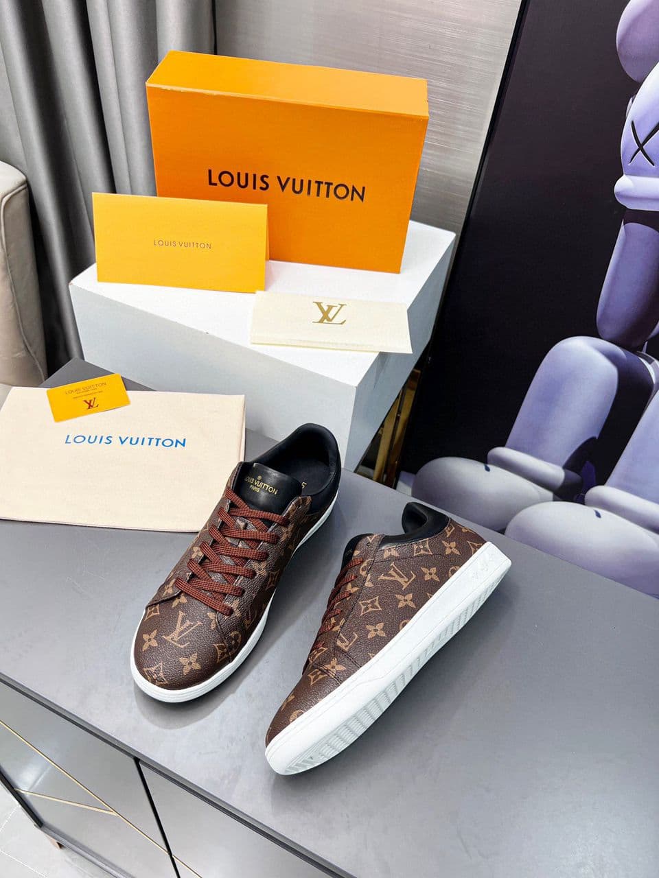 Lv Luxembourg Ebene Monogram
