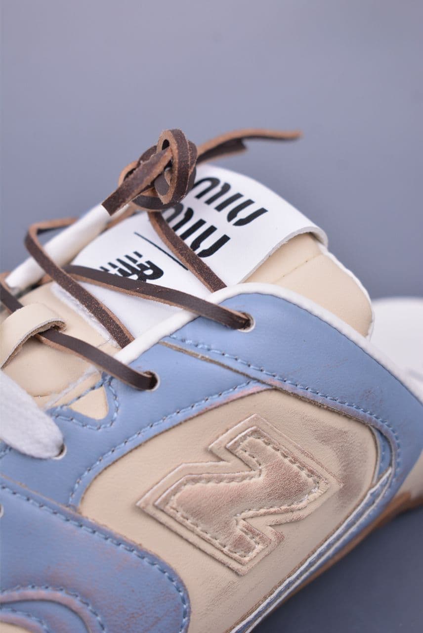 New Balance x Miu Miu 530 SL Mule Light Blue / Beige ( Pronta entrega )