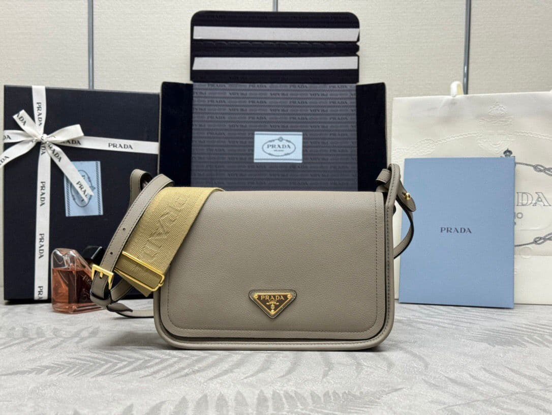 Prada leather shoulder bag