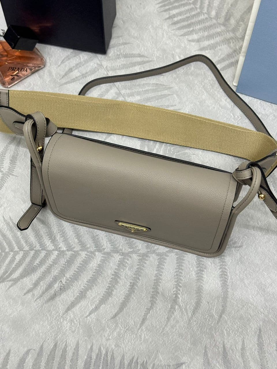 Prada leather shoulder bag