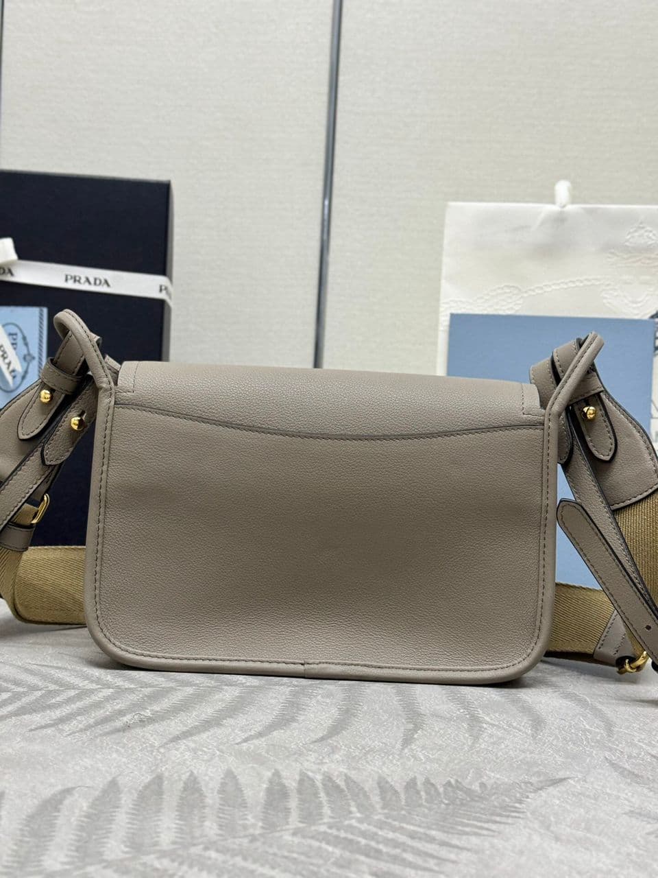 Prada leather shoulder bag