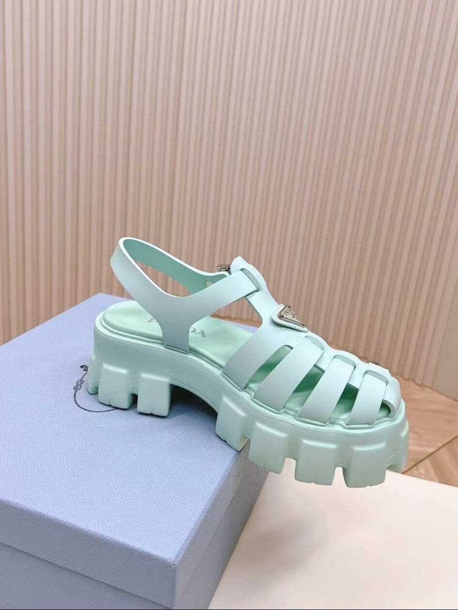 Prada Monolith blue