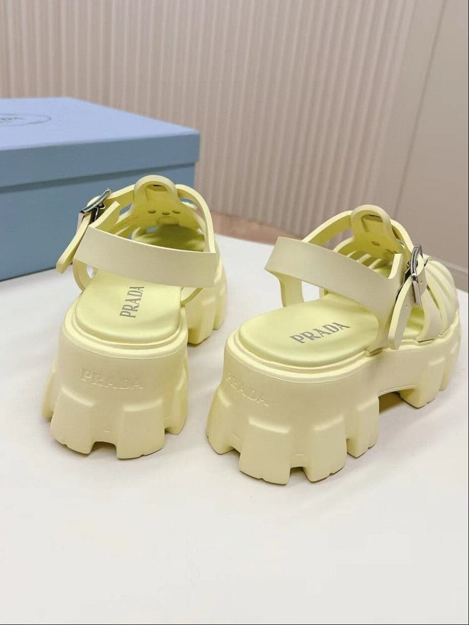 Prada Monolith yellow