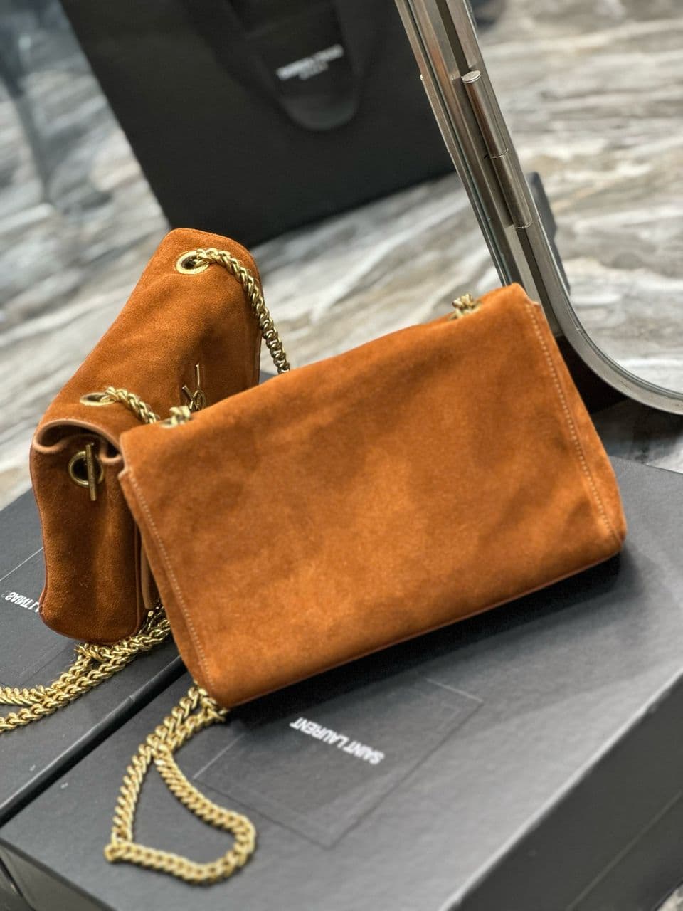Yves Saint Laurent Kate Reverse Suede