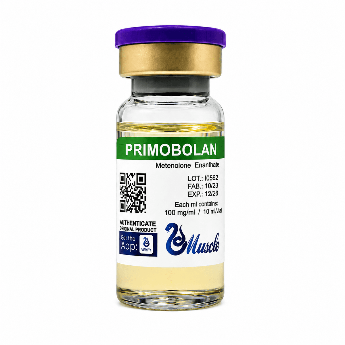 Primobolan (5 unidades) Metenolona Enantato Muscle 100mg — 10ml