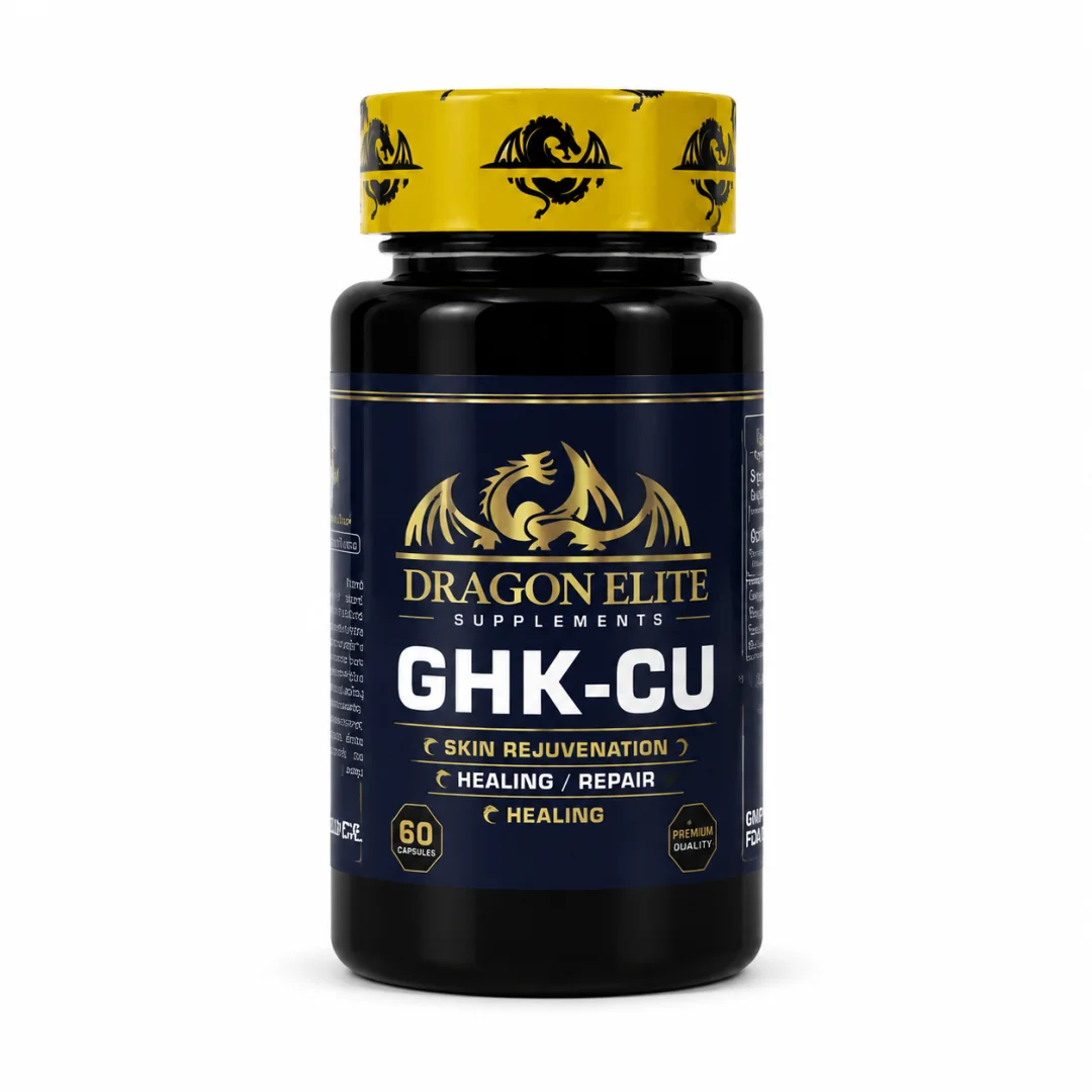 Dragon Elite GHK-Cu 1000mcg — 60 cápsulas