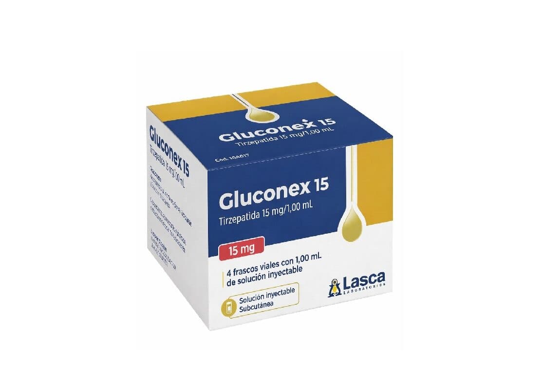 Gluconex 15 Tirzepatida 15mg Solução Injetável