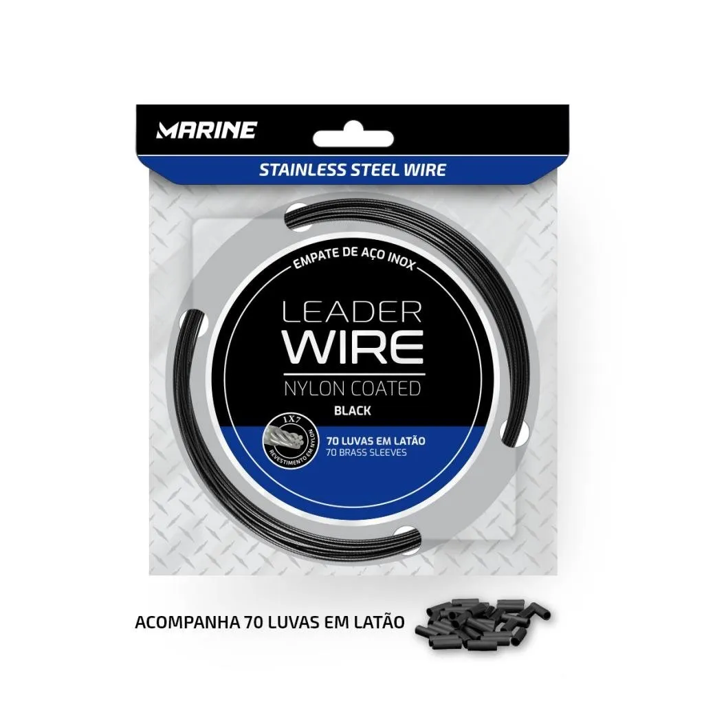 MARINE CABLE DE ACERO 20LB 10M BLACK