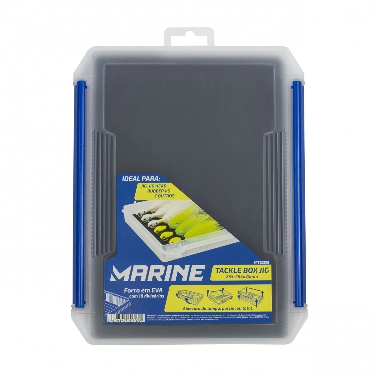 MARINE CAJA DE PESCA TACKLE BOX JIG MTB255J 25.5X19.5X3.5CM