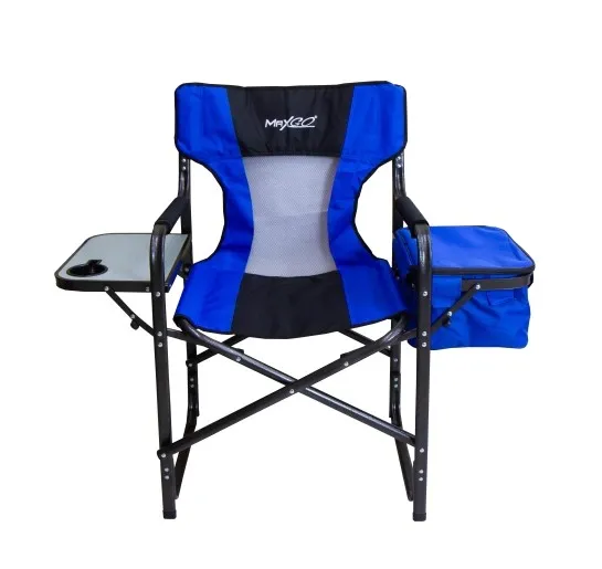 Maxgo Cadeira Dobrável CADEIRA-7 Metal 120 KG Azul