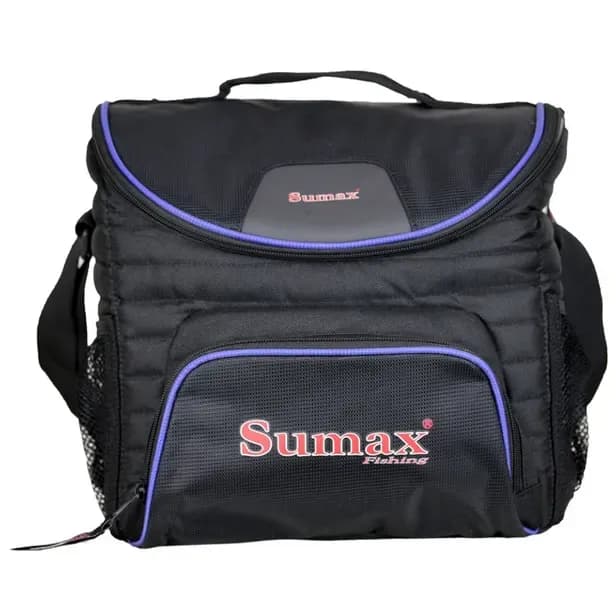 Sumax Bolsa Térmica SM-1402LB Poliéster 18LT Preto com Azul