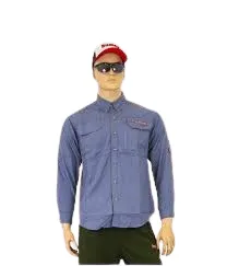 Sumax Camisa de Pesca BSW2302-GA Cinza/AZUL Manga Longa (t) M