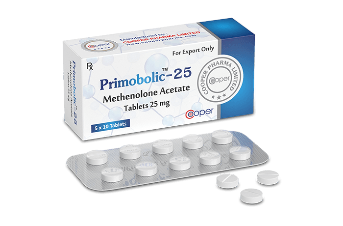 Primobolic Metenolone Acetate Oral 25mg – 50 Comprimidos