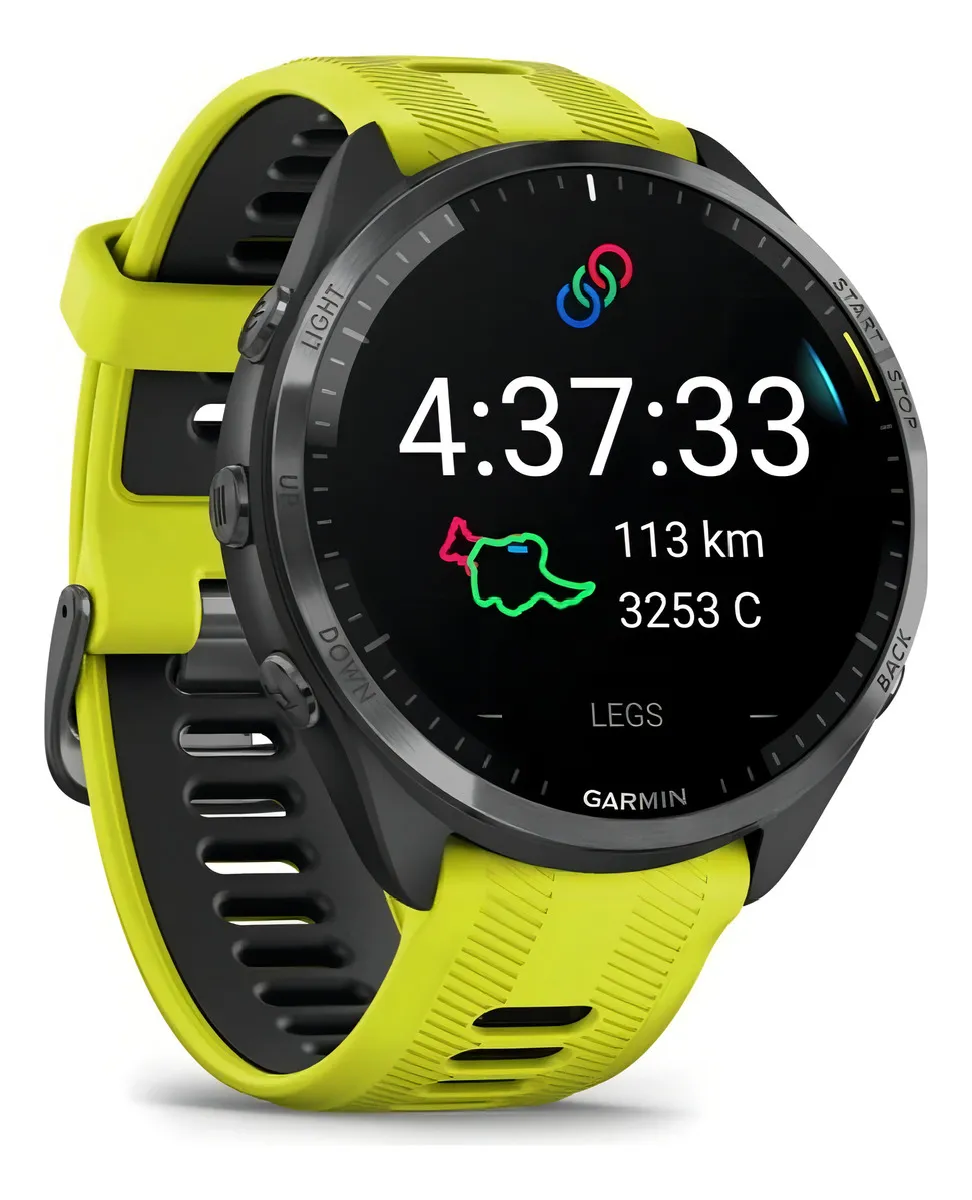 Relógio GPS Garmin Forerunner 965 010-02809-02 Amarelo/Preto
