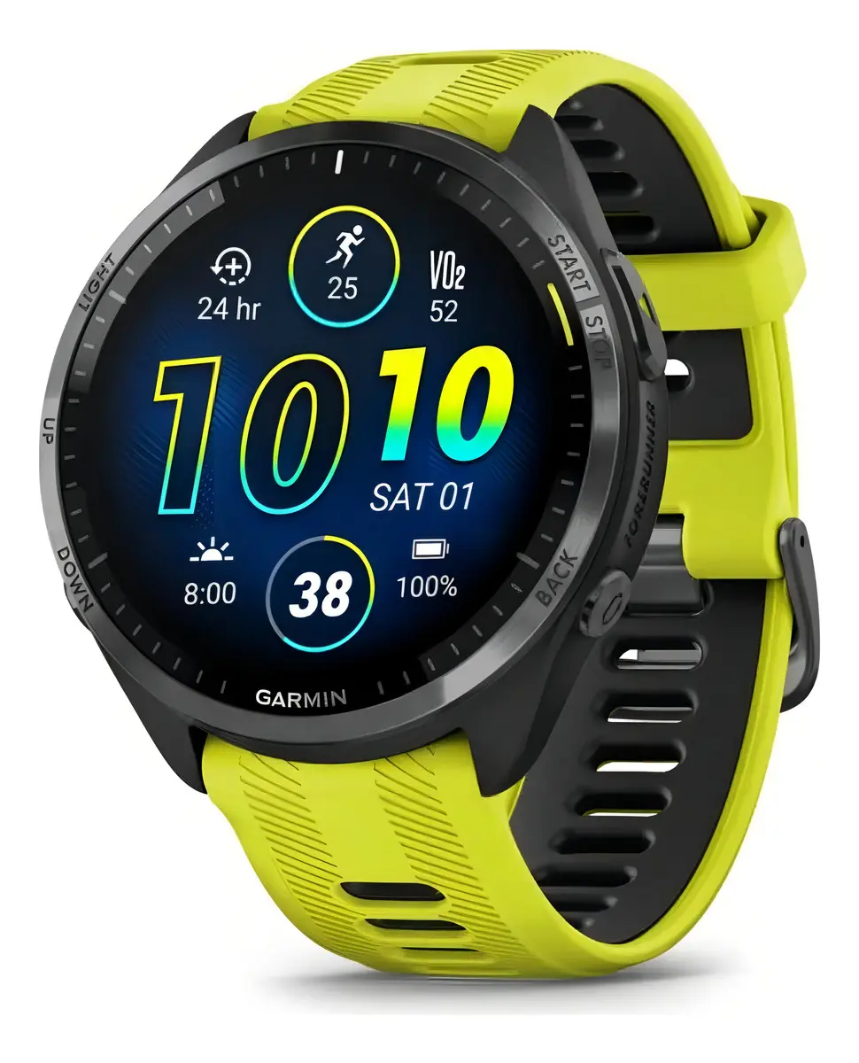 Relógio GPS Garmin Forerunner 965 010-02809-02 Amarelo/Preto – Eletrônicos