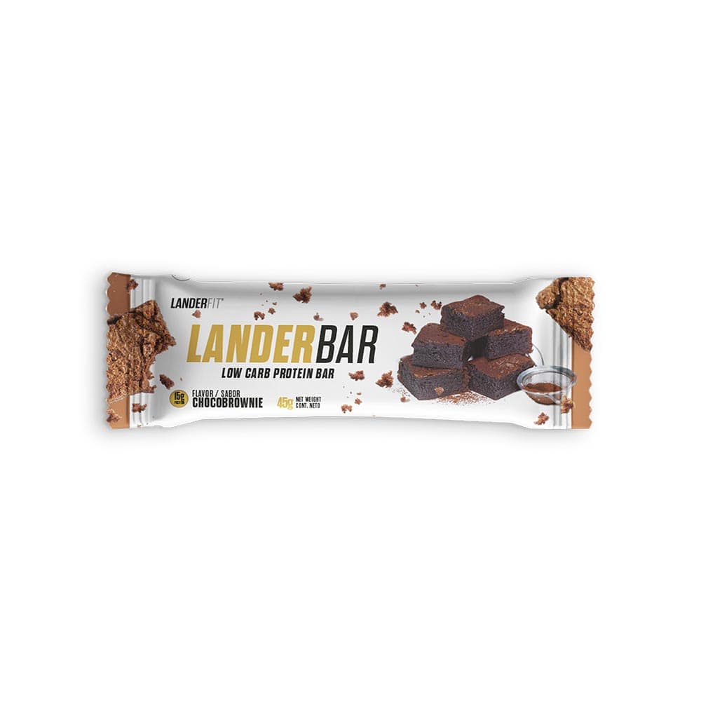 Barra de proteína landerbar low carb – chocobrownie (por unidad)
