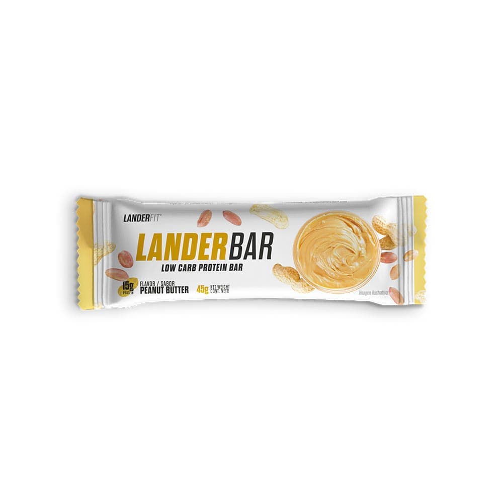 Barra de proteína landerbar low carb – peanut butter (por unidad)