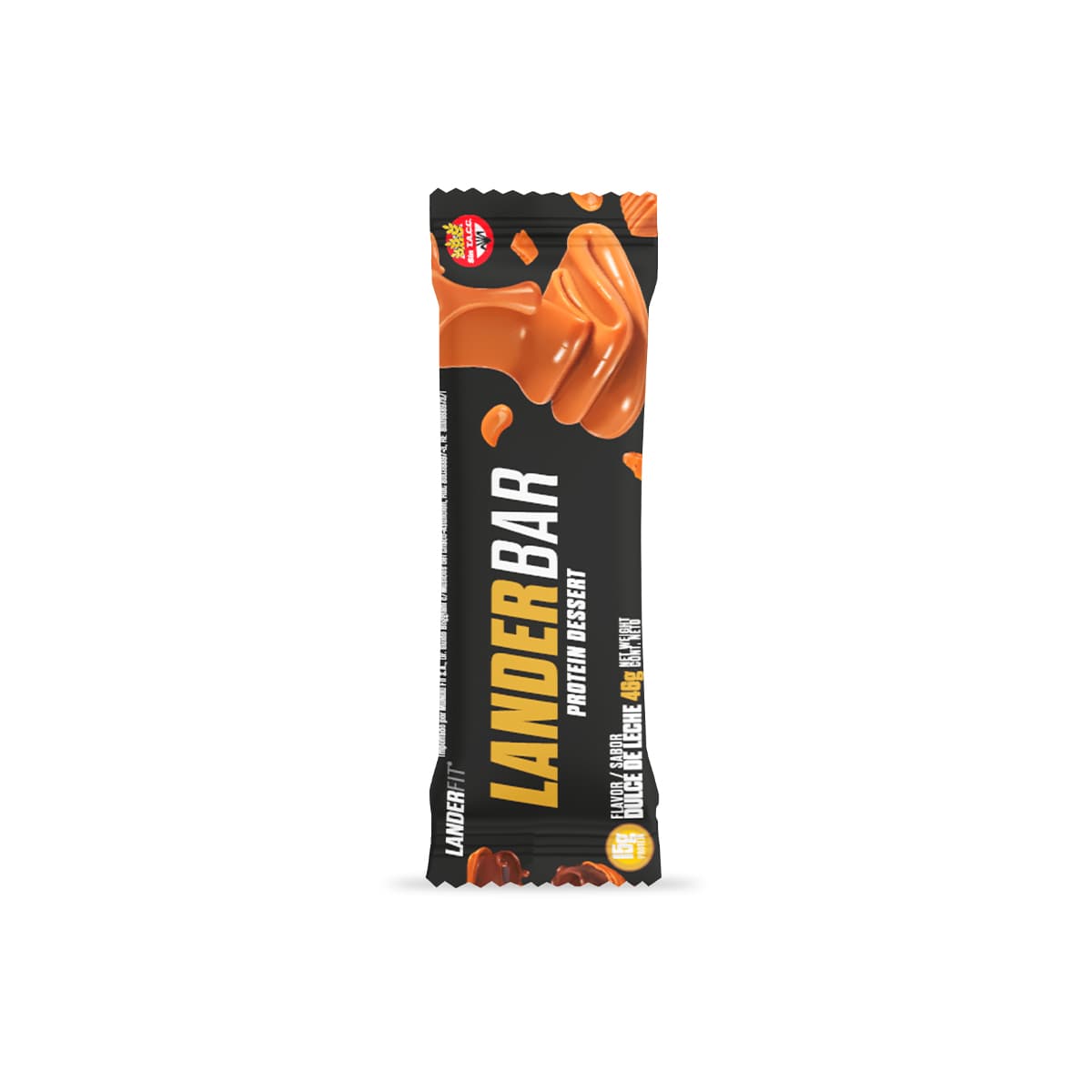 Barra de proteína landerbar protein dessert – dulce de leche