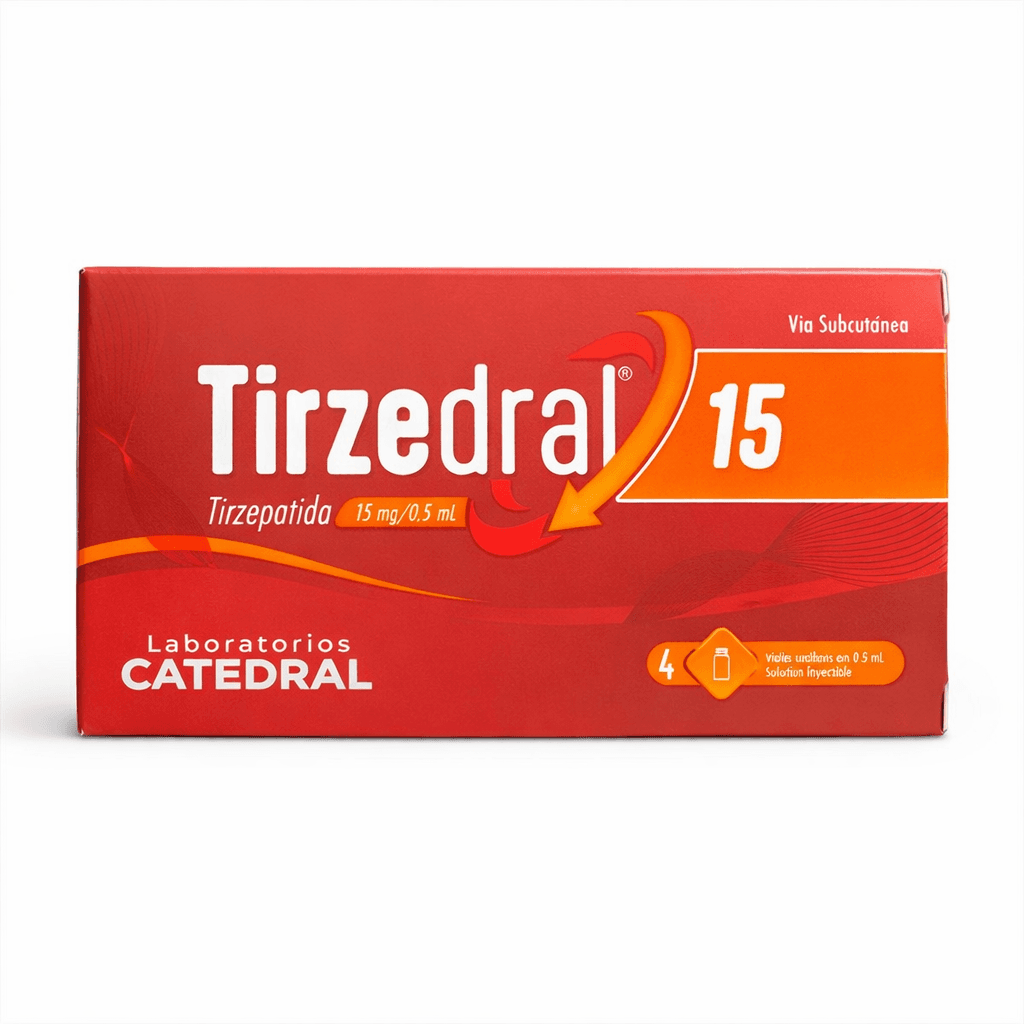 Tirzedral15mg 4 ampolas Tirzepatida