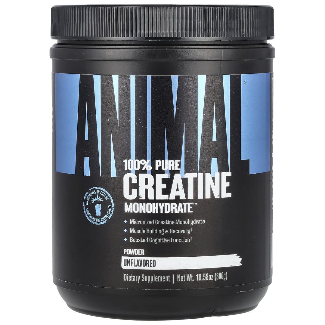 Animal 100% Pure Creatine Monohydrate 300g Creatina Monohidratada ...